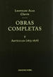Portada del libro OBRAS COMPLETAS CLARIN. Tomo V ARTICULOS  1875 187