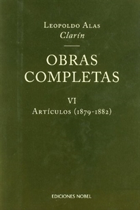 Portada del libro OBRAS COMPLETAS CLARIN. Tomo VI 