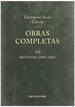 Portada del libro OBRAS COMPLETAS CLARIN   Tomo VII 