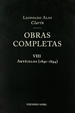 Portada del libro OBRAS COMPLETAS CLARIN   Tomo VIII 